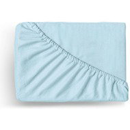 Kvalitex Flannel stretch sheet, light blue - Bedsheet
