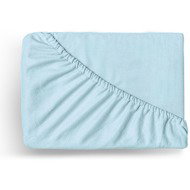 Kvalitex Flannel stretch sheet 220 × 200 cm, light blue - Bedsheet