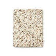 Kvalitex Cotton stretch sheet 180 × 200 cm, Flower beige - Bedsheet