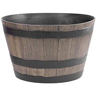 STREND PRO Decorative flowerpot, wood effect, brown - Flower Pot