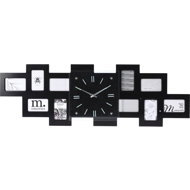 Home Styling Collection Wall clock with 10 photo frames, 80 × 4 × 26 cm - Photo Frame
