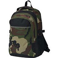 SHUMEE Školní batoh 40 l černý a maskáčový - School Backpack