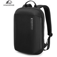 Kingsons Laptop Backpack K10196R 15.6" Black - Laptop Backpack