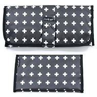 KipKep Napper Combi-Set Crossy Black - cotton - Changing Pad