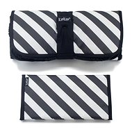 KipKep Napper Combi-Set Black Stripes - fur - Changing Pad