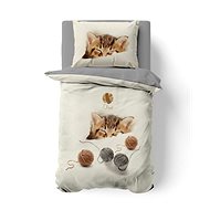 Qualitex cotton Kitten 3D 140 × 200, 70 × 90 - Bed Linen
