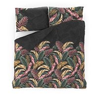 Kvalitex 140 × 220, 70 × 90 cm Palm grey - Bed Linen