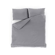 Kvalitex with stripe light grey 200 × 220 2 × 70 × 90 - Bed Linen