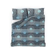 Kvalitex Half grey 140 × 220, 70 × 90 cm - Bed Linen