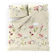 Kvalitex Delux 140 × 200, 70 × 90 cm Botanice cream - Bed Linen
