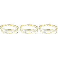 LAALU LED wire silver 1 m with timer, warm white 3 pcs - Light Chain