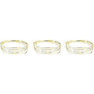 LAALU LED wire silver 3 m with timer, warm white 3 pcs - Light Chain