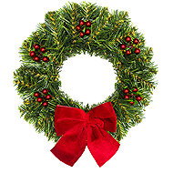 LAALU Wreath red bow 30 cm - Wreath