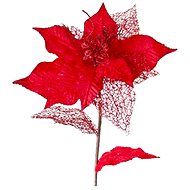 LAALU Flower without clip red 37 cm - Christmas Decoration