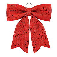 LAALU Bow MEGA Red with Glitter 40 × 52cm - Ribbon Bow