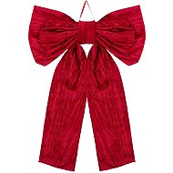 LAALU GIGA bow red glossy 70×105cm - Ribbon Bow