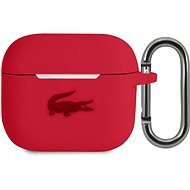 Lacoste Liquid Silicone Glossy Printing Logo Cover für Apple Airpods 3 Red - Kopfhörer-Hülle