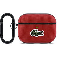 Lacoste Petit Pique Croc Logo Patch Case for AirPods Pro 3 Red - Headphone Case