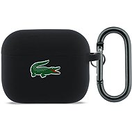 Lacoste Liquid Silicone Croc Logo Case for AirPods Pro 3 Black - Headphone Case
