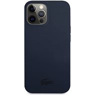 Lacoste Liquid Silicone Glossy Printing Logo Cover for Apple iPhone 13 Pro Max Navy - Phone Cover