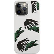 Lacoste Liquid Silicone Allover Pattern Cover für Apple iPhone 13 Pro White - Handyhülle