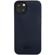Lacoste Liquid Silicone Glossy Printing Logo Cover for Apple iPhone 13 mini Navy - Phone Cover