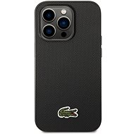 Lacoste Iconic Petit Pique Logo Back Cover for iPhone 14 Pro Black - Phone Cover