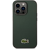 Lacoste Iconic Petit Pique Logo Back Cover for iPhone 14 Pro Dark Green - Phone Cover
