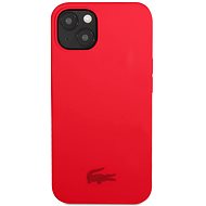 Lacoste Liquid Silicone Glossy Printing Logo Cover for Apple iPhone 13 mini Red - Phone Cover