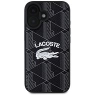 Lacoste Blend Monogram MagSafe Back Cover for iPhone 16 Black - Phone Cover
