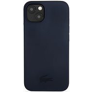 Lacoste Liquid Silicone Glossy Printing Logo Cover for Apple iPhone 13 Navy - Phone Cover