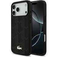 Lacoste PU Nomogramme Gold Logo MagSafe Back Cover for iPhone 17 Pro Max Black - Phone Cover