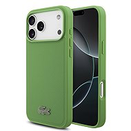 Lacoste PVC Iconic Petit Pique Metal Logo MagSafe pro iPhone 18 Pro Max Estragon - Protective Case