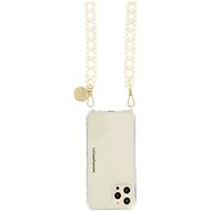 La Coque Francaise Ines phone chain braided white  - Phone Lanyard