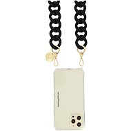 La Coque Francaise Alice phone chain black mat  - Phone Lanyard