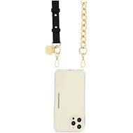 La Coque Francaise Lara leather phone strap black  - Phone Lanyard