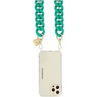 La Coque Francaise Alice phone chain lade green mat  - Phone Chain