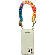 La Coque Francaise Romy short rainbow braided chain - Phone Lanyard