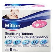 MILTON 28 tabliet - Sterilizátor fliaš