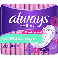 ALWAYS Dailies Normal To Go Fresh Pads 20 pcs - Panty Liners