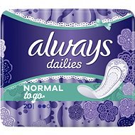 ALWAYS Dailies Normal To Go Pads 20 pcs - Panty Liners