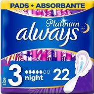 ALWAYS Platinum Night 22 Pcs - Sanitary Pads