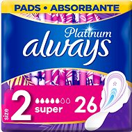 ALWAYS Platinum Super 26 db - Egészségügyi betét