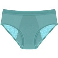 PINKE WELLE Azure Bikini - medium - light blue and light menstruation, sizing. M - Menstruation Underwear