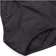 PINKE WELLE Black Bikini - mid-length. and light menstruation, size 4, s. S - Menstruation Underwear
