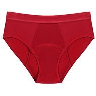 PINKE WELLE Piros bikini - közepes és enyhe menstruáció, méret L - Menstruációs bugyi