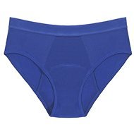 PINKE WELLE Blue Bikini - mid-length. and light menstruation, size 4, sizing: 2 mm, waistband. L - Menstruation Underwear