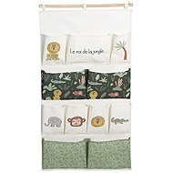 LA FACTORY Hanging toy organiser The King of the Jungle, 110 × 60 cm - Organiser