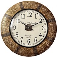 LAKSMI - Indian furniture Wall clock diameter 45 cm, pattern 4 - Wall Clock