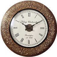 LAKSMI - Indian furniture Wall clock diameter 45 cm, pattern 5 - Wall Clock